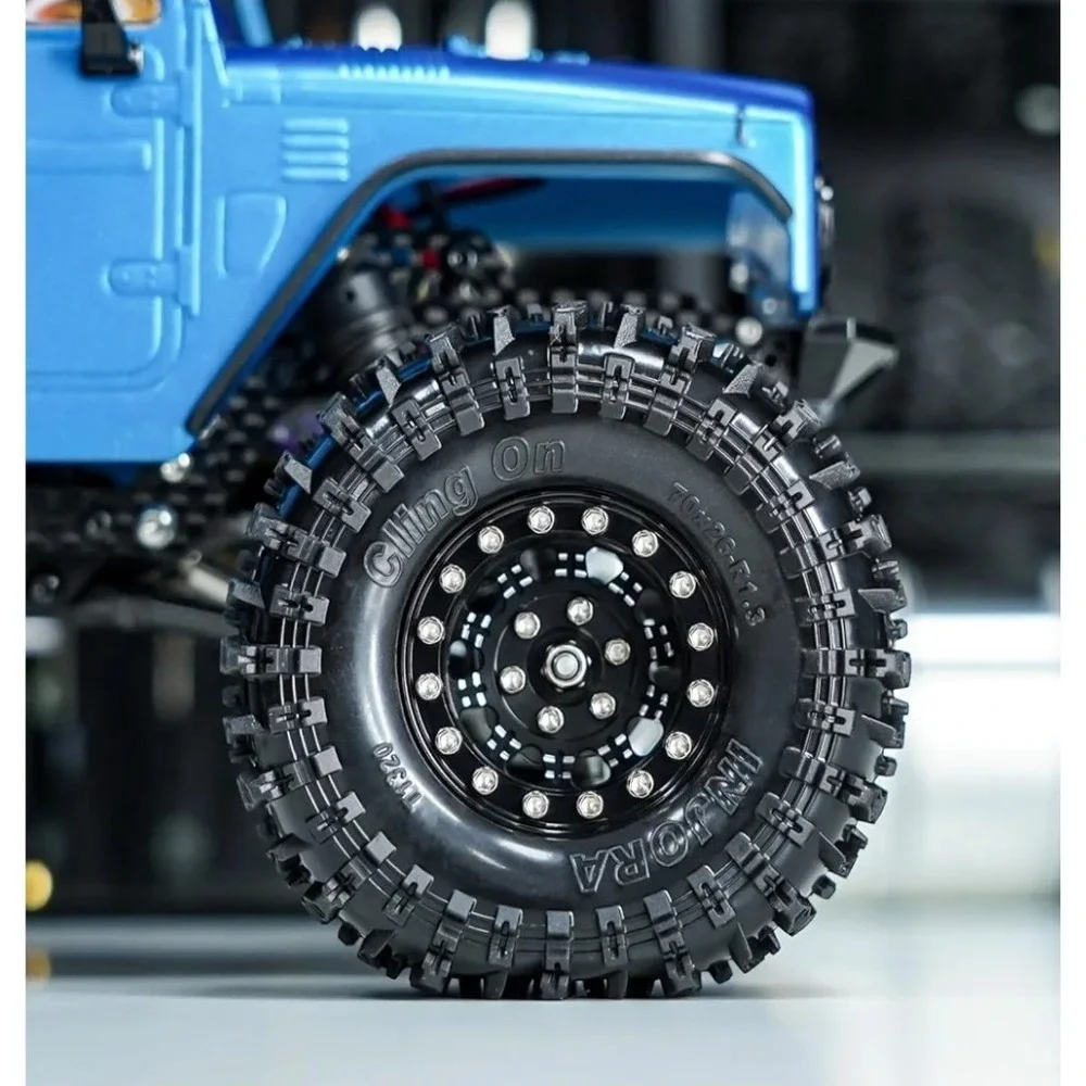 Injora 1.3 Inch Swamp Wheel Tire 70x26-R1.3 T1320 Set Professional‎ Tires New